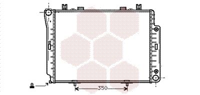 VAN WEZEL Radiaator,mootorijahutus 30002144